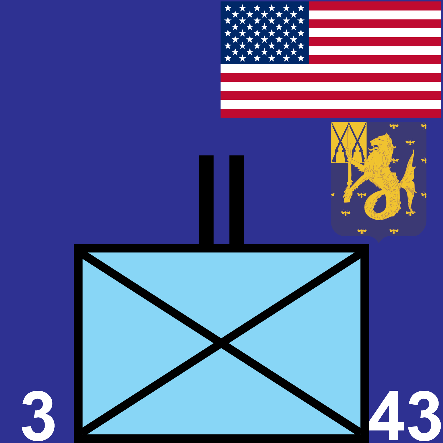 3d Battalion, 43rd Infantry Regiment icon